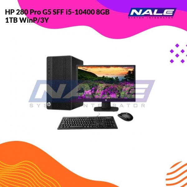 HP 280 Pro G5 SFF i5-10400 8GB 1TB WinP/3Y